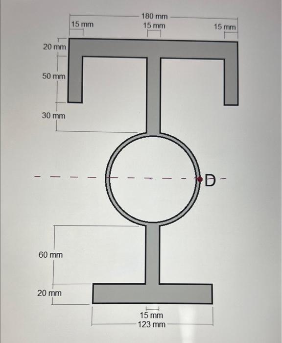 Solved A 20-meter long beam-tank assembly supports the | Chegg.com
