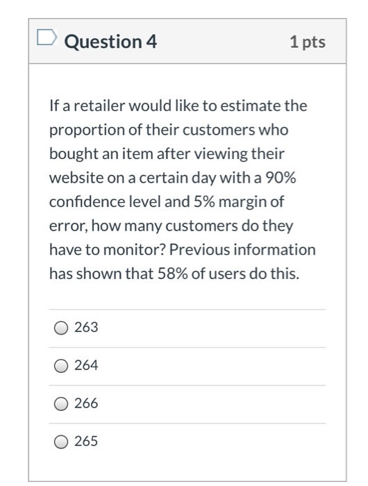 Solved D Question 4 1 pts If a retailer would like to | Chegg.com