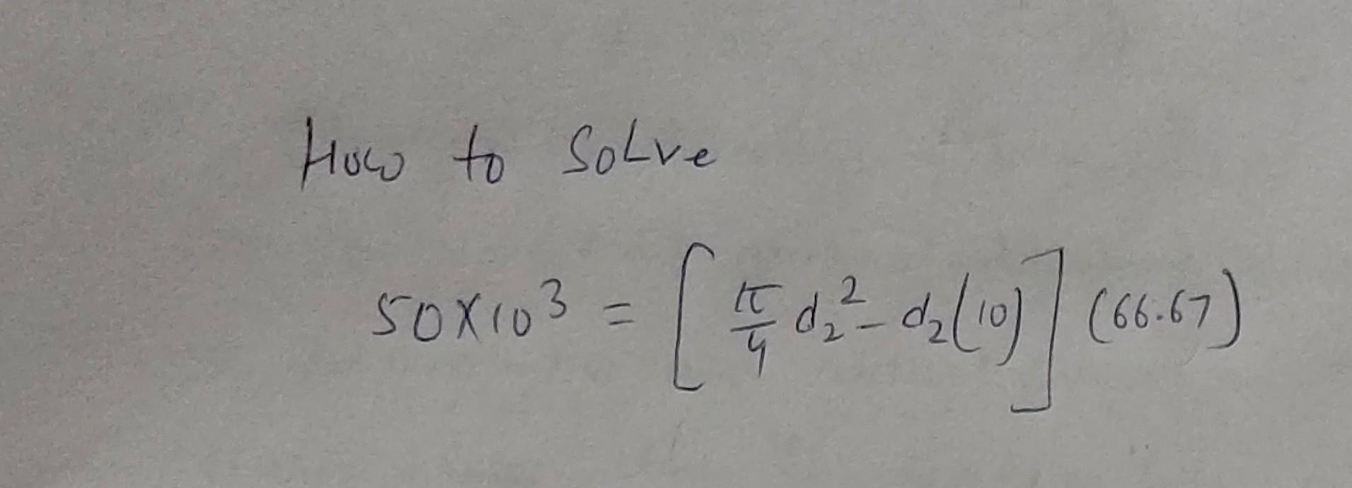Solved How to Solve \\[ 50 \\times | Chegg.com