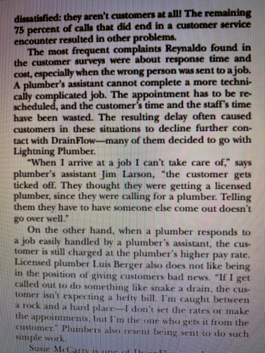 Solved Case on ‘Drainflow company The Scenario DrainFlow is