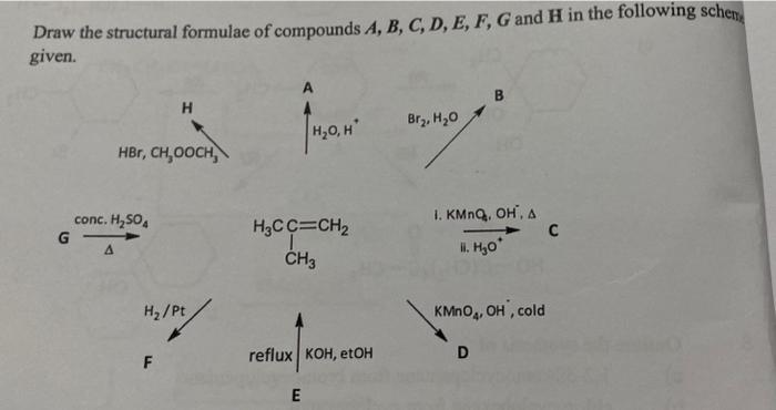 Solved Draw the structural formulae of compounds | Chegg.com