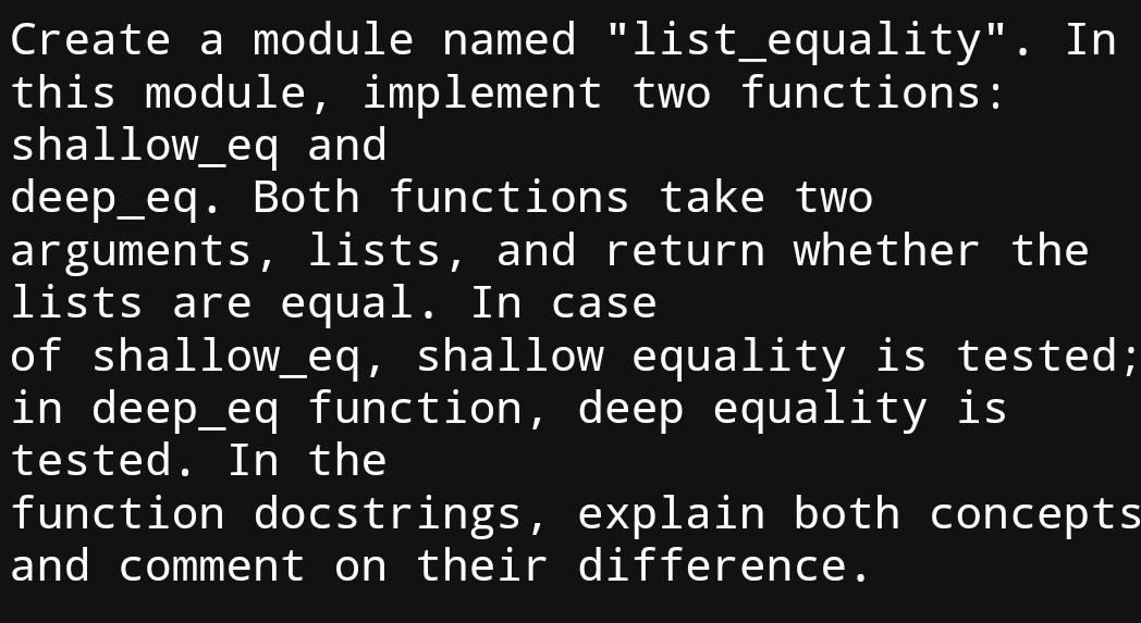 Solved Create a module named 