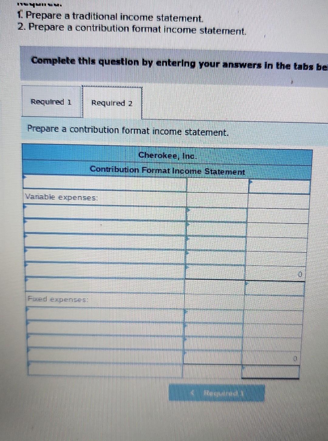 Solved Cherokee Inc. is a merchandiser that provided the | Chegg.com