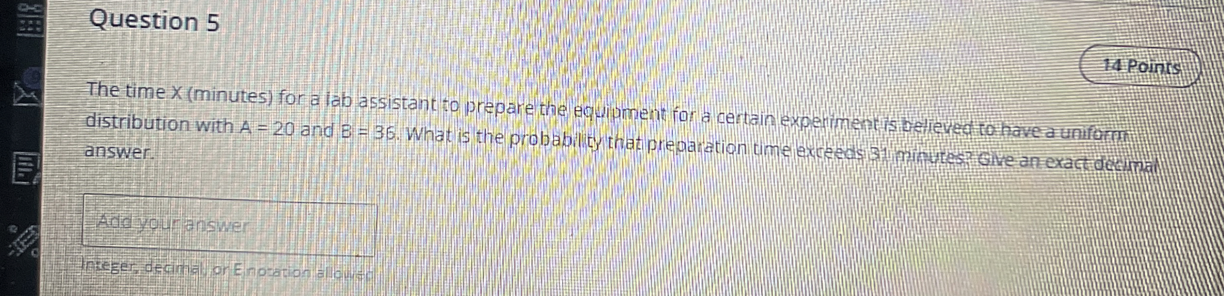 Solved Question 5 ﻿answer.And your answerQuestion 5 | Chegg.com