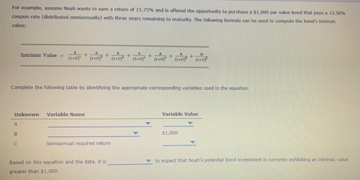 Solved 4. Rond valuation The process of bond valuation is | Chegg.com