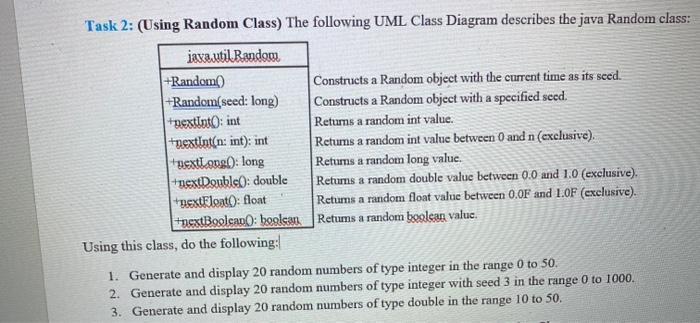 random class java seed