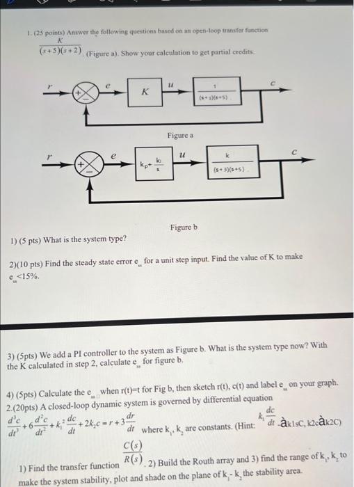 Solved 1. (25 Points) Answer The Following Questions Based | Chegg.com