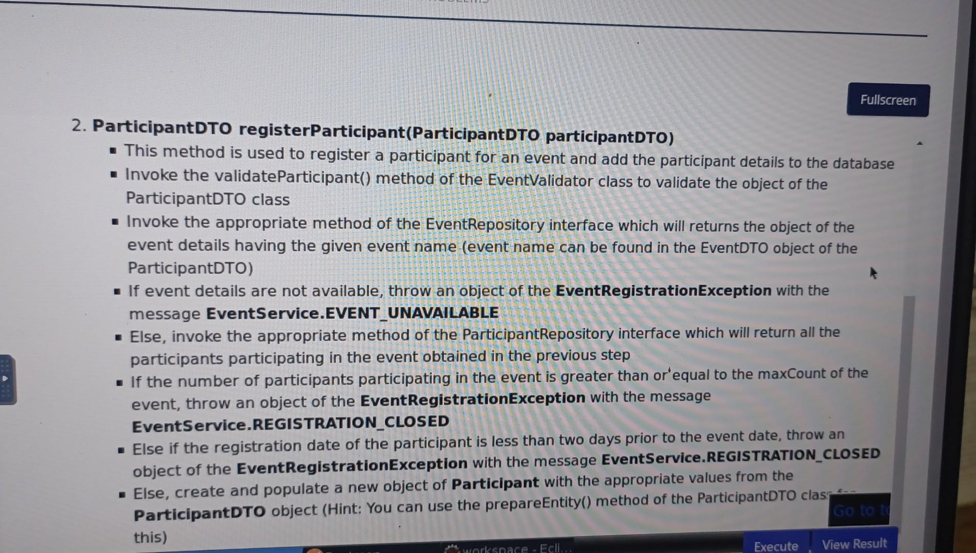 Solved In this assessment, you are going to build an Event | Chegg.com