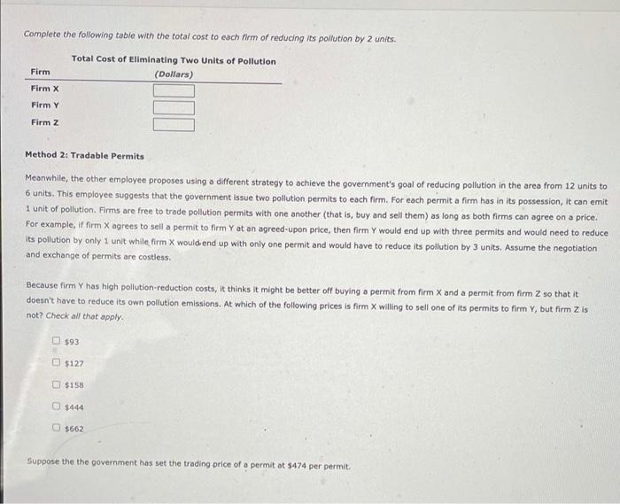 Solved Suppose The Government Wants To Reduce The Total | Chegg.com