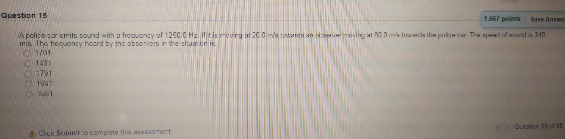 Solved Question 11 1.667 points Save Ans The coefficient of | Chegg.com