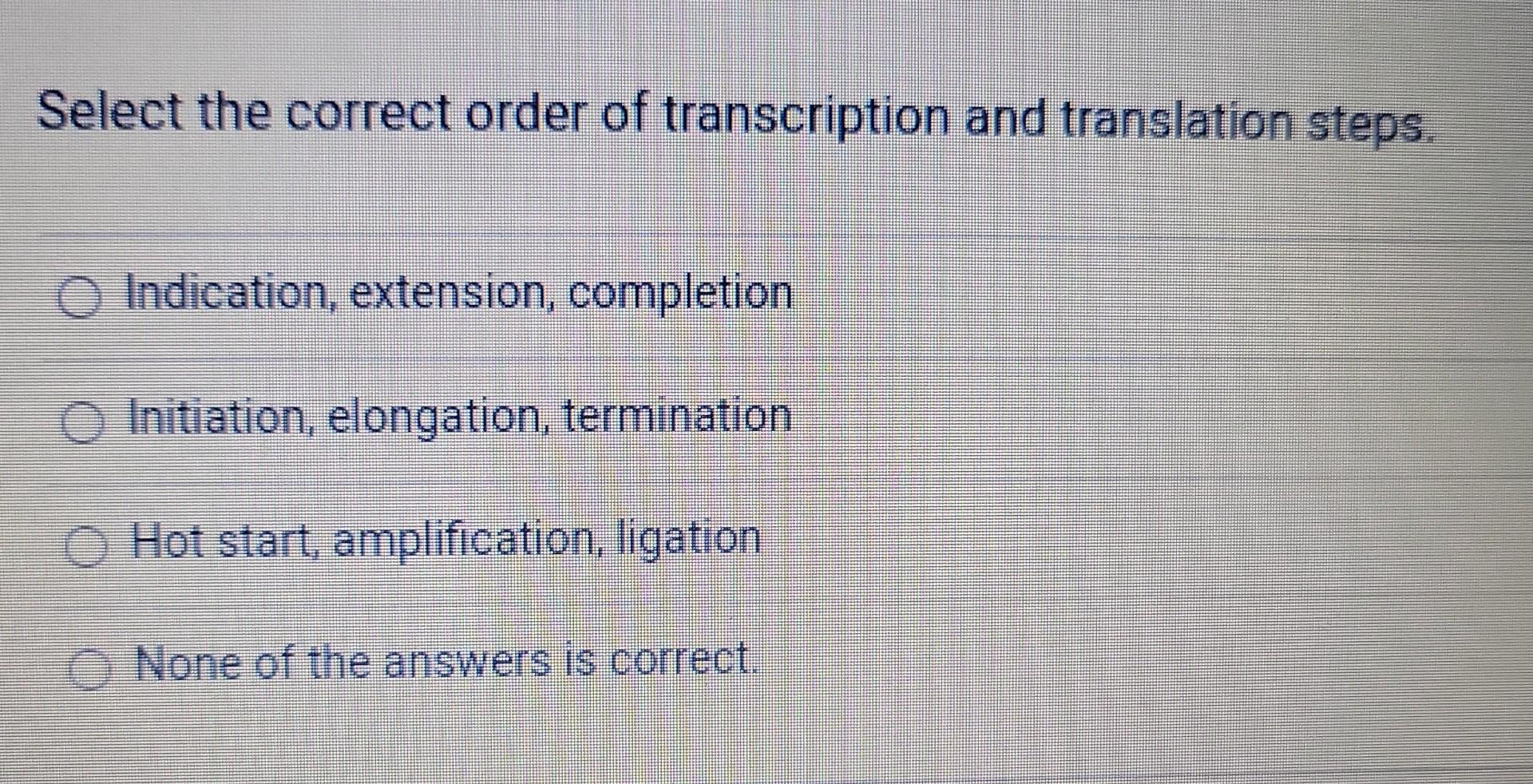 Solved Which Of The Following Letter Codon Sequence Serves Chegg Com