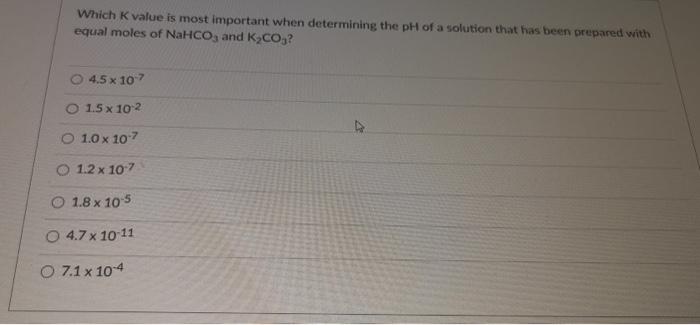 Solved 2 pts Determine the pH of a solution consisting of | Chegg.com