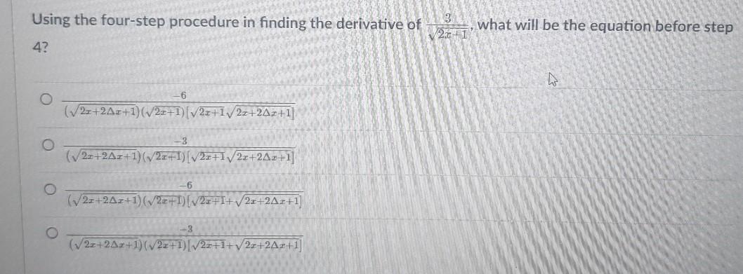 Solved Using the four-step procedure in finding the | Chegg.com
