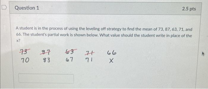 Solved A student is in the process of using the leveling off | Chegg.com