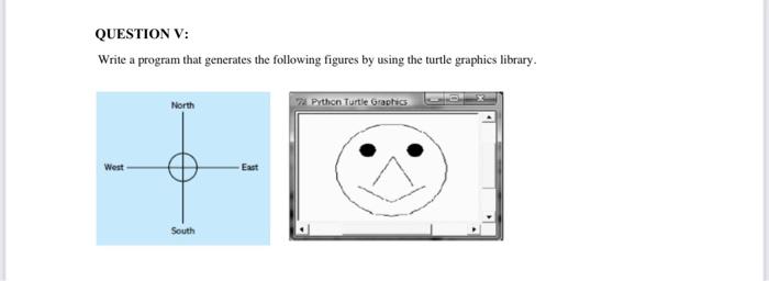 Solved QUESTION V: Write a program that generates the | Chegg.com