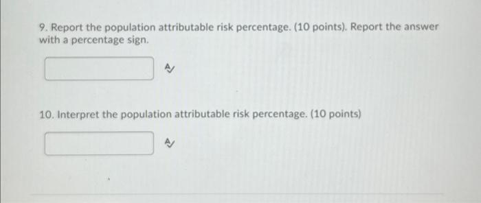 Solved 5. Report the risk difference per 1000 (Attributable | Chegg.com