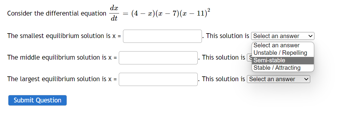Solved Consider the differential equation | Chegg.com
