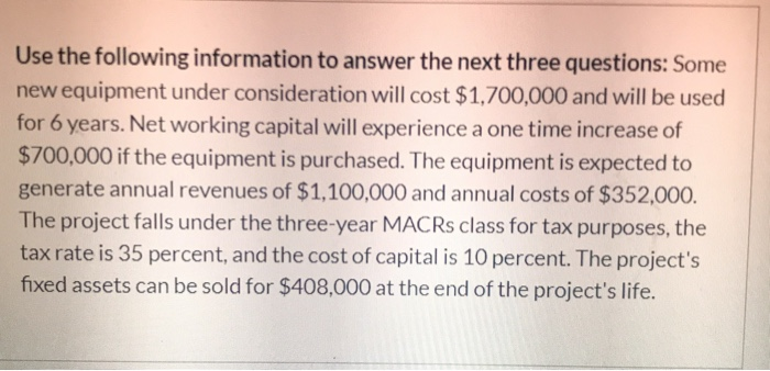 Solved What Is The Book Value Of The Equipment At The End Of | Chegg.com