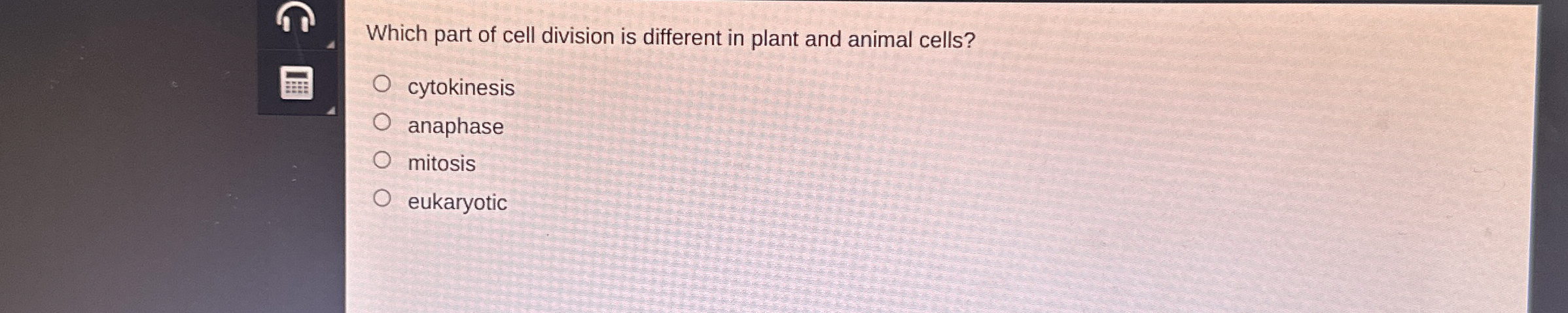Solved Which part of cell division is different in plant and | Chegg.com