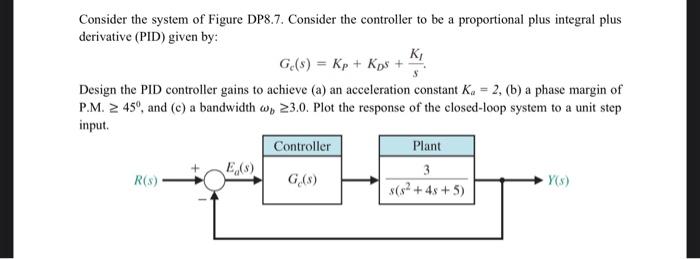 Solved Consider the system of Figure DP8.7. Consider the | Chegg.com