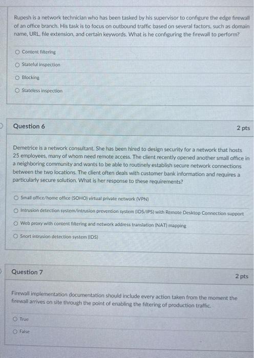 Rupesh is a network technician who has been tasked by his supervisor to configure the edge firewall of an office branch. His 
