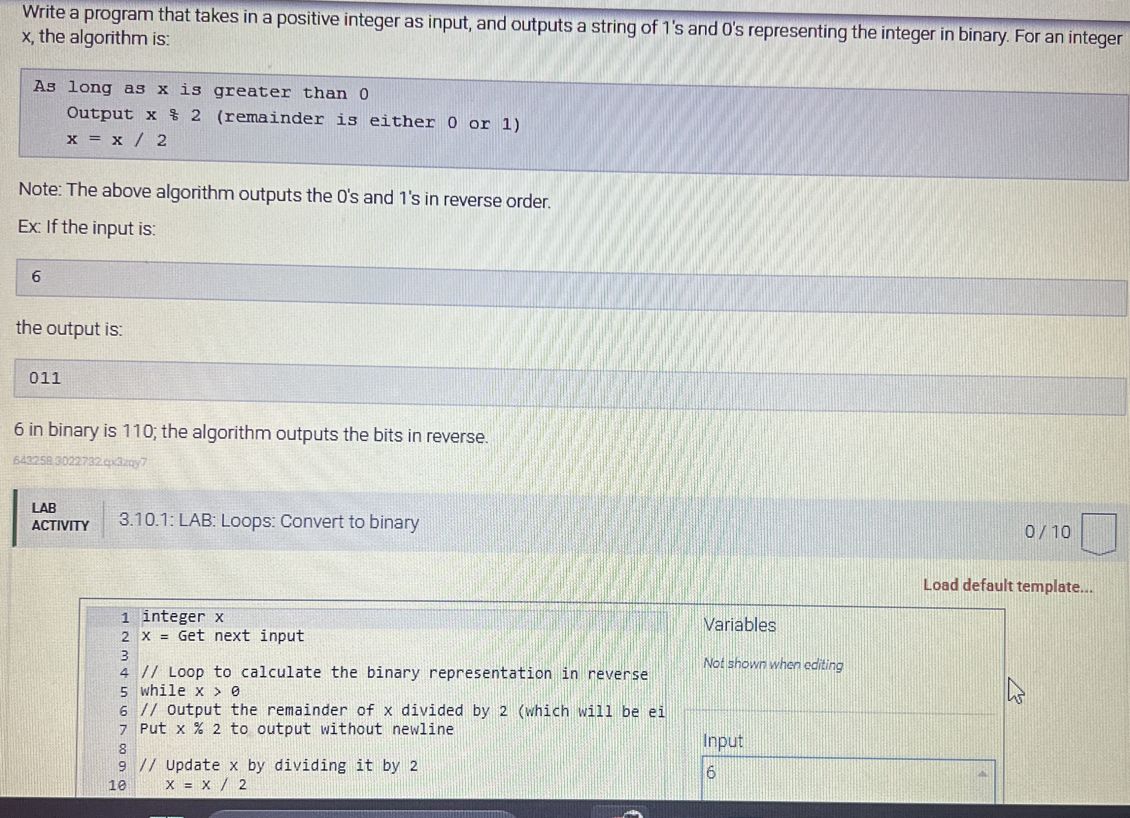 Solved Write a program that takes in a positive integer as | Chegg.com