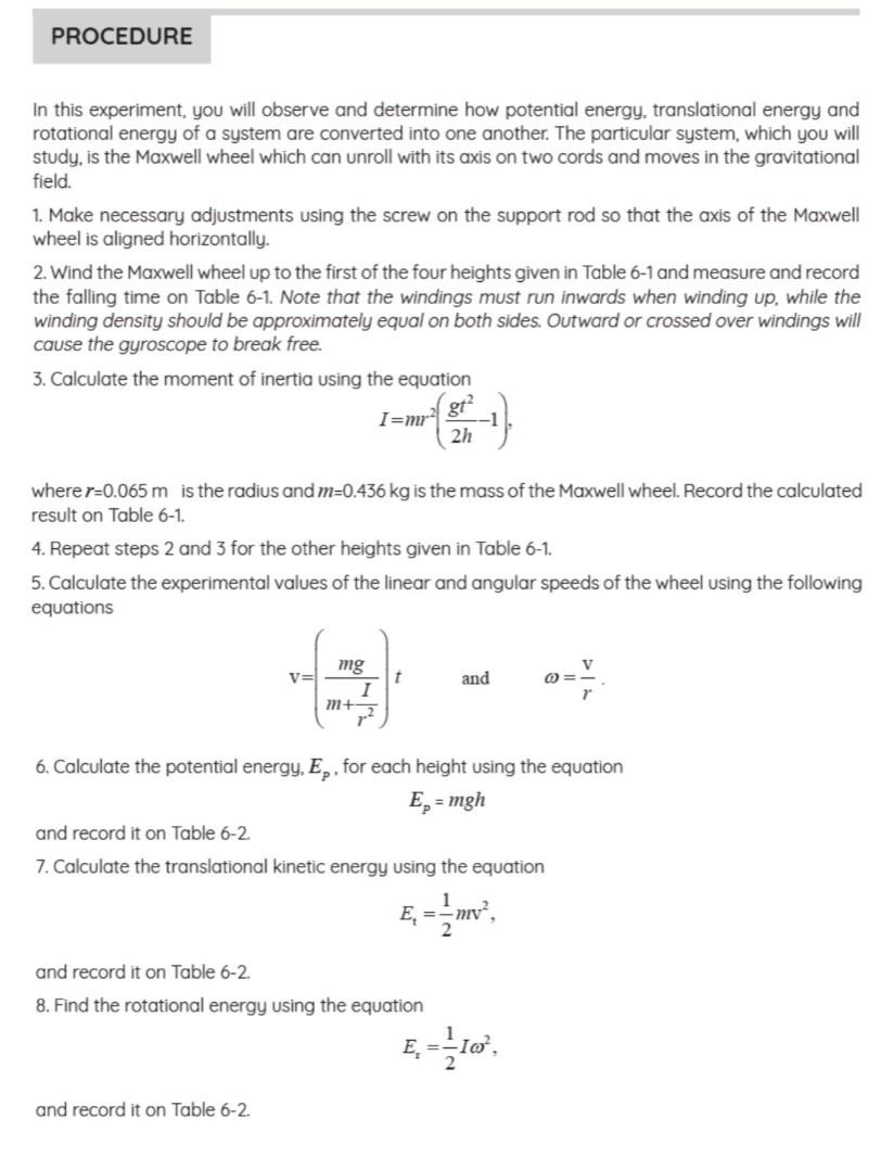 experiment conservation of mechanical energy