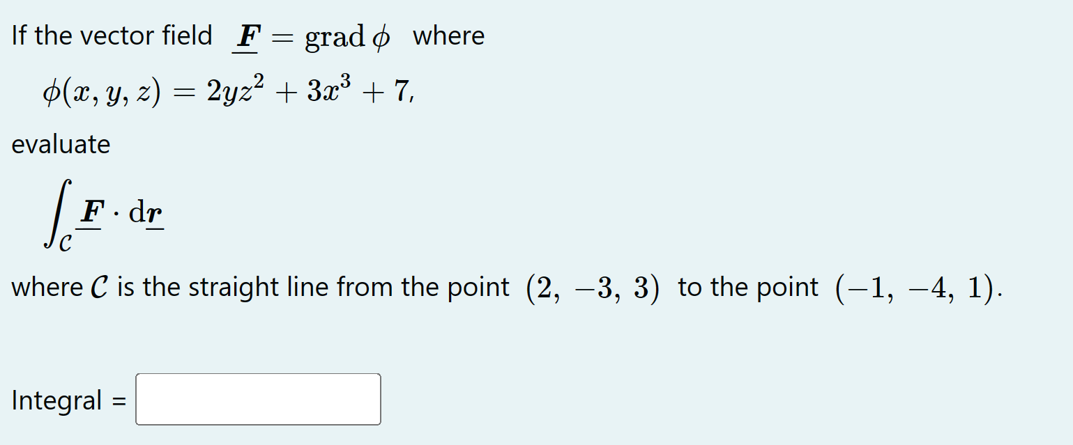 Solved If the vector field F?=gradφ | Chegg.com