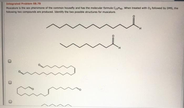 Solved Integrated Problem 08.78 Muscature is the sex | Chegg.com