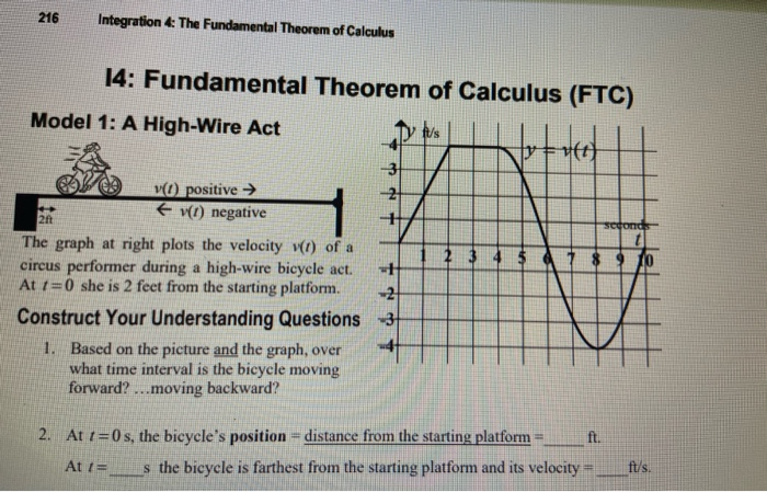 Solved 216 Integration & The Fundamental Theorem of Calculus | Chegg.com