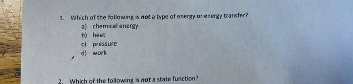which of the following is not a method of heat energy transfer