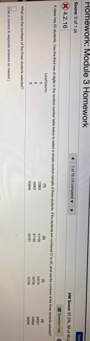 Solved Homework: Module 3 Homework Save Score: 0 of 1 pt 7 | Chegg.com