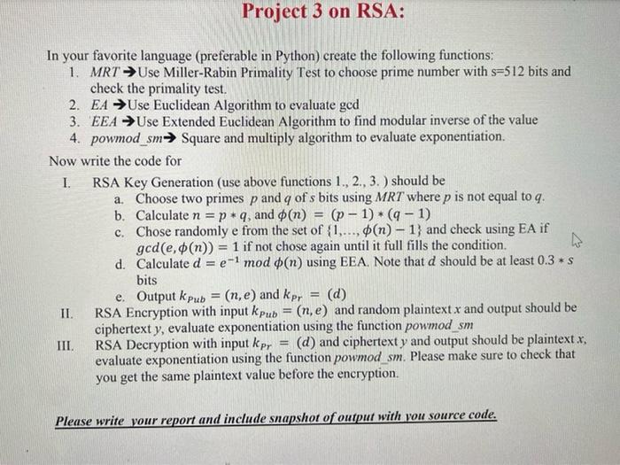 Solved In your favorite language (preferable in Python) | Chegg.com