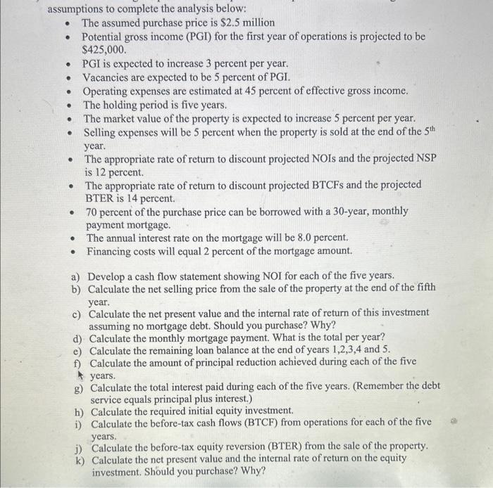 The purpose of this homework is for you to apply the | Chegg.com