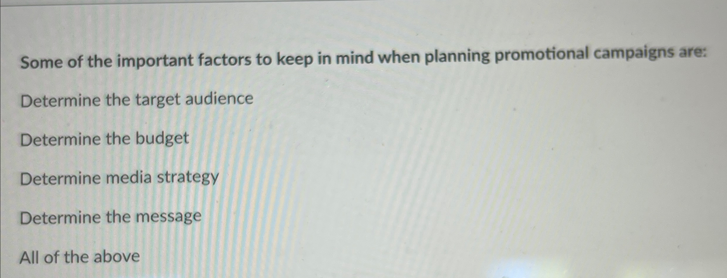 Solved Some of the important factors to keep in mind when | Chegg.com