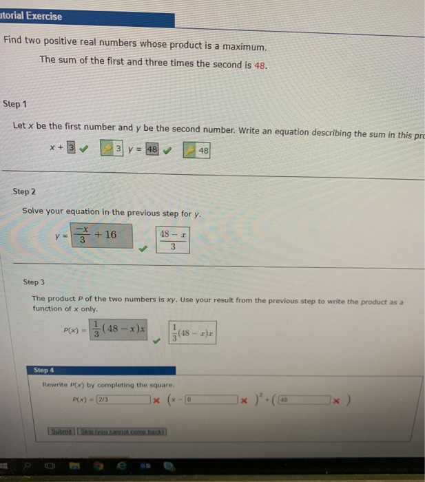 solved-utorial-exercise-find-two-positive-real-numbers-whose-chegg