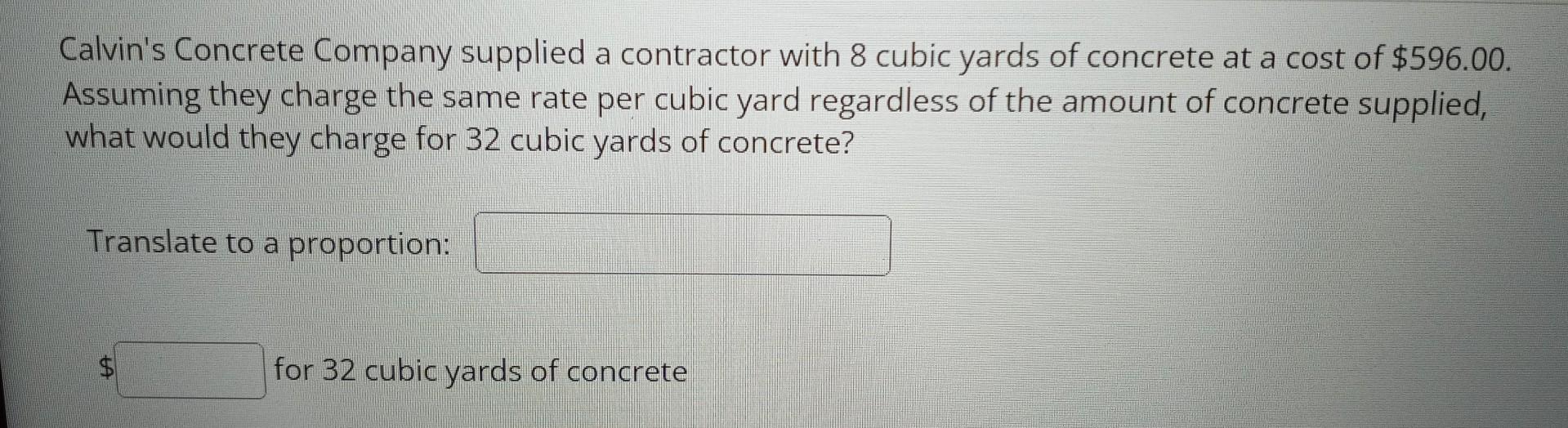 Solved Calvin's Concrete Company supplied a contractor with