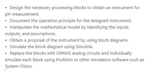 Solved - Design the necessary processing blocks to obtain an | Chegg.com