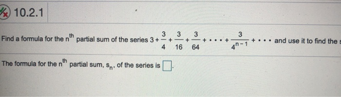Solved part b, find the sum of the series or show that it | Chegg.com