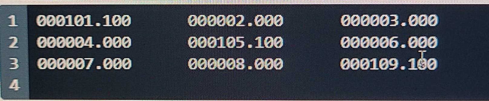 Solved Create a program in C - Creates a 3x3 array of | Chegg.com