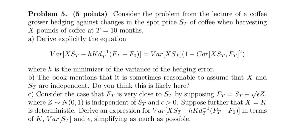 Solved Problem 5. (5 ﻿points) ﻿Consider The Problem From The | Chegg.com