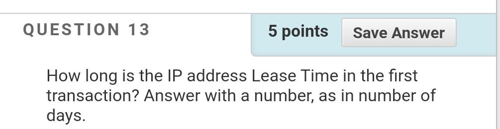 Solved QUESTION 2 5 points Save Answer What is the | Chegg.com