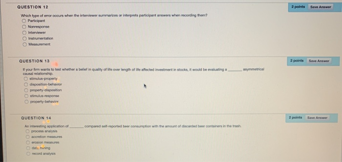 Solved 2 points Save Answer suraizes e interprets partie | Chegg.com