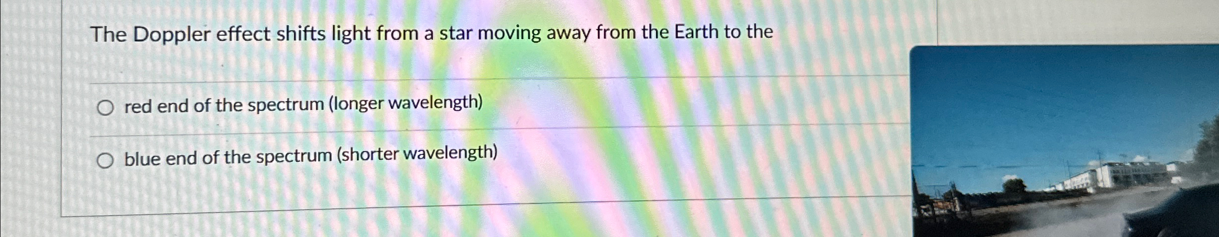 Solved The Doppler effect shifts light from a star moving | Chegg.com