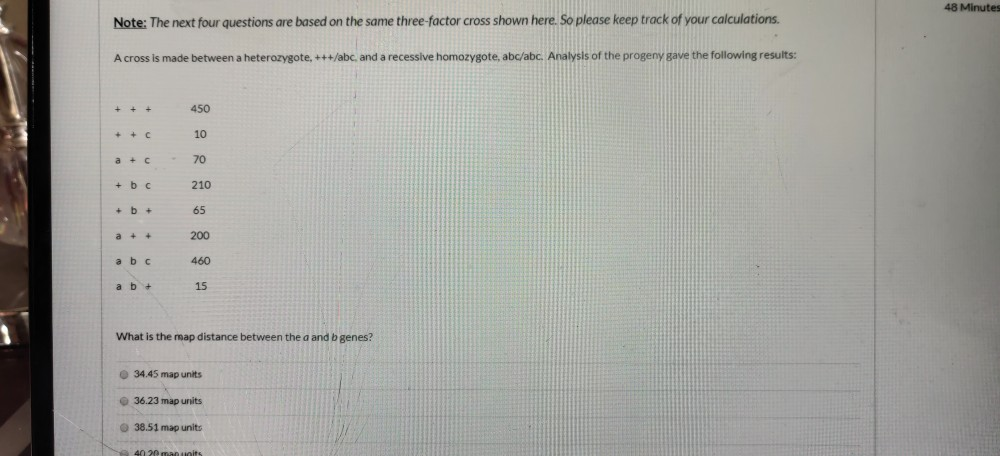 Solved 48 Minutes Note: The next four questions are based on | Chegg.com
