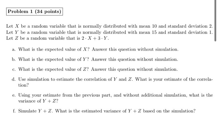 Solved Problem 1 (34 points) Let X be a random variable that | Chegg.com