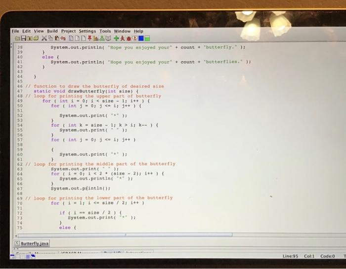 Solved I am not sure what I am doing wrong with this java | Chegg.com