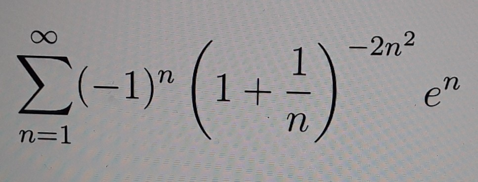 Solved -2n2 Σ(-1)