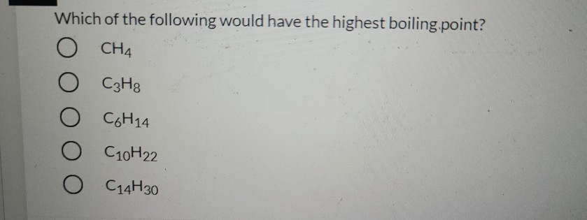 Solved Which of the following molecules is/are most likely | Chegg.com