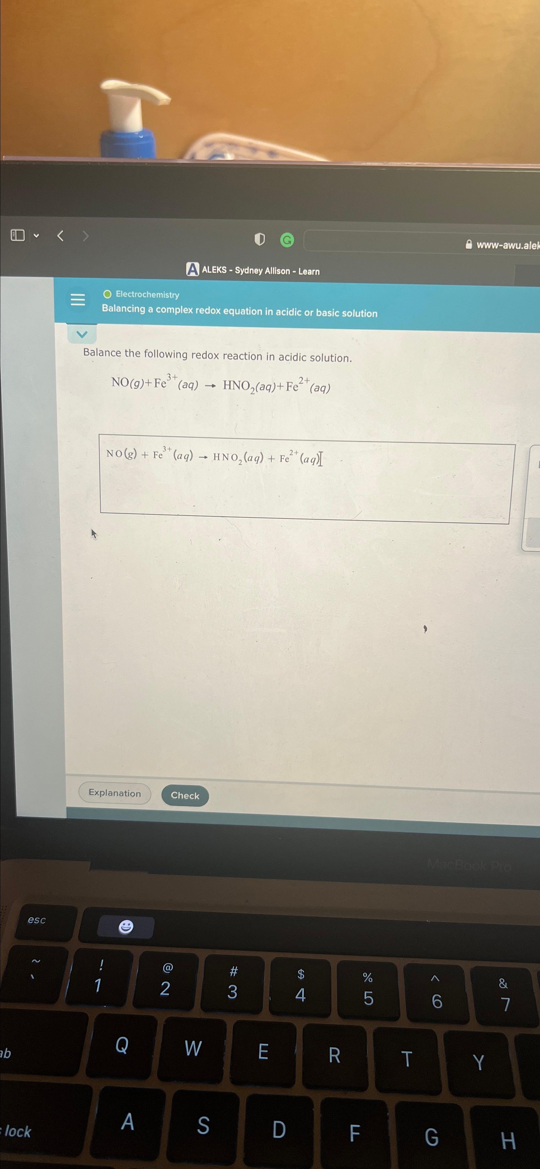 Solved A ALEKS - ﻿Sydney Allison - | Chegg.com